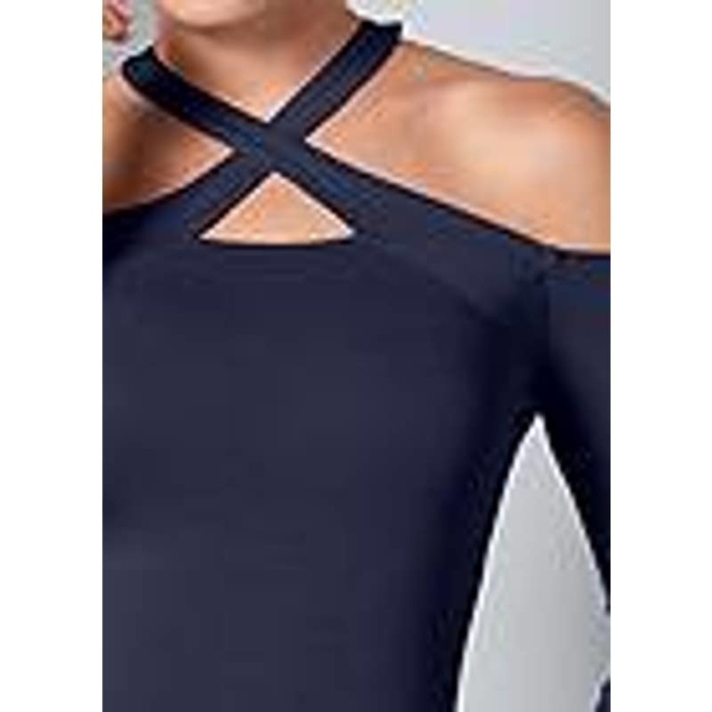 CRISS Cross Neck Top - Picture 3 of 4